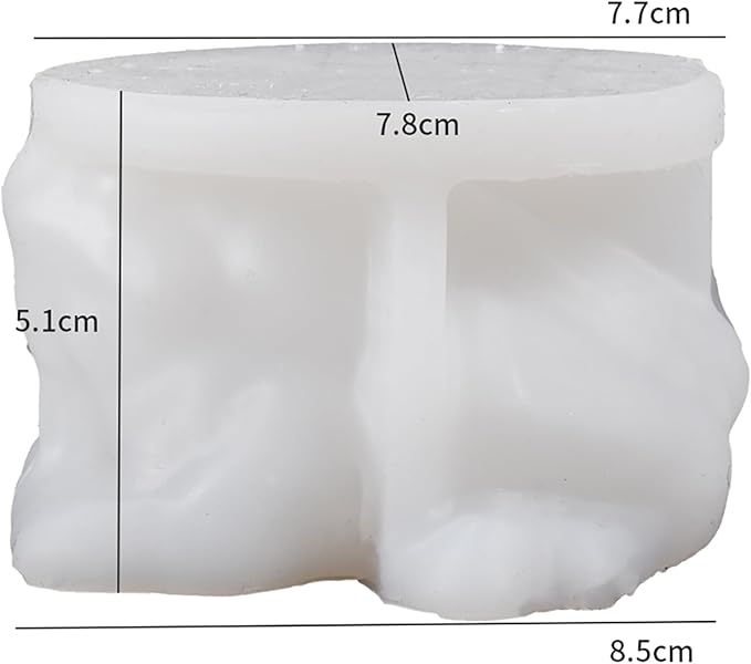 Cylinder Molds Silicone Wave Spiral Candle Mold - Image 4