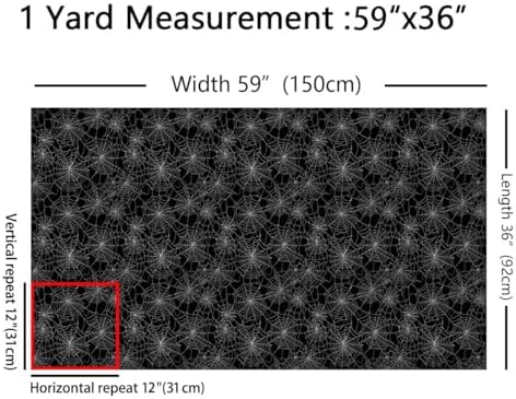 Feelyou Spider Web Fabric by The Yard Soft 1 Yard