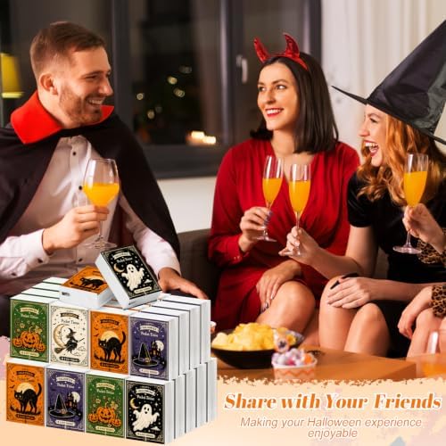 Outus 50 Pack Cute Halloween Pocket Tissues Travel Size 3 Ply