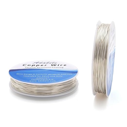 Adabele 164 Feet Premium Tarnish Resistant Round Jewelry Wire Copper Beading by AdabeleLLC
