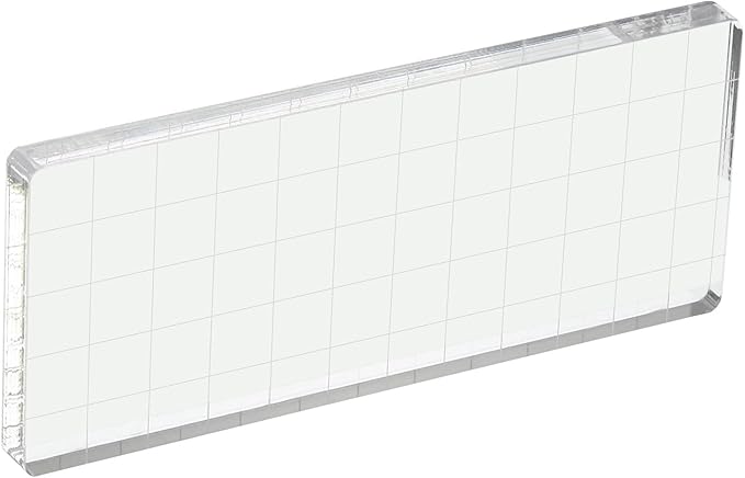 PATIKIL 5" x 2" Acrylic Stamp Block by PATIKIL