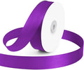 KMER LIFE 1 inch Wide x 50 Yards Purple Single Faced Polyester Satin Ribbon by KMERLIFE