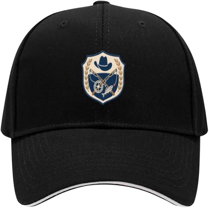 Embroidered Baseball Cap for Men Women, Breathable Cotton Adjustable Hat, Various Patterns for Casual Daily Outfits