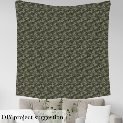 Feelyou Camouflage Camo Fabric By The Yard Decorative Soft