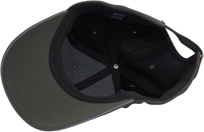 TSSGBL Men's Plain Baseball Hat - OSFM & XXL Big Head Fit，Adjustable Structured Ball Cap with Reflective Sandwich Brim
