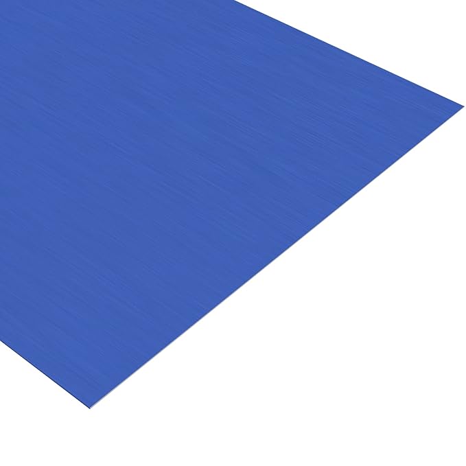 Anodized Aluminum Sheet Metal 12 x 12 x 1/32 Inch Blue Anodized Aluminum Metal - Image 6