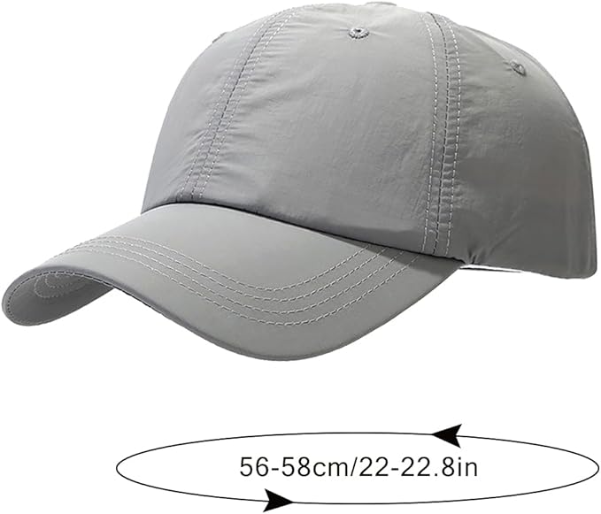 Malaxlx Waterproof Baseball Cap for Men Women Breathable UPF50+ Sport Outdoor Caps Quick Dry Adjustable Rain Hat