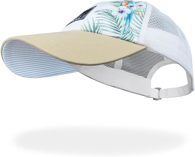 Baseball Cap for Women in Cute Dad Hat Design with Mesh to Stay Cool at The Beach in Summer
