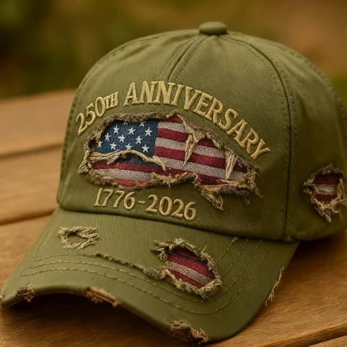 250th Anniversary USA Hat Eagle 250 Year American Anniversary Baseball Cap Adjustable Patriotic Hats