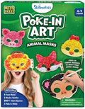 Skillmatics Poke-in Art – Animal Masks, Wood Craft Kit, Gift for Kids