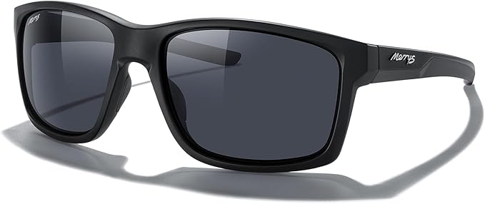 MERRY'S Sports Polarized Sunglasses For Men Women Cycling Running Driving Golf Fishing UV400 Protection S9266