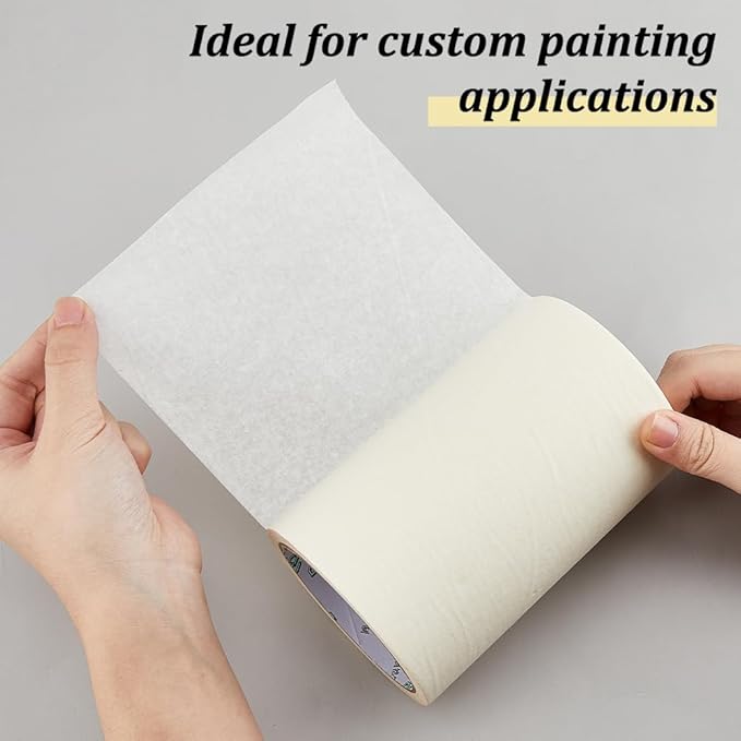 SUPERFINDINGS 20m 1Roll Masking Film, Tape Textured Paper - Image 3