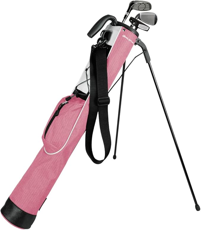 Orlimar Pitch ’n Putt Lightweight Sunday Golf Bag with Stand, Ultra-Light Carry Design, Two-Way Divider Top, Shoulder Strap, Compact Carry Golf Bag for Men & Women