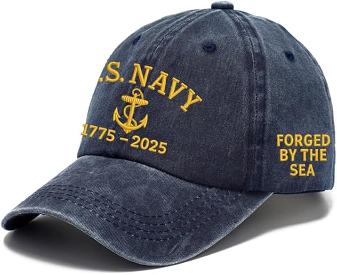 USA 250th Anniversary Hat, Adjustable 250th Anniversary Printed Patriotic Baseball Caps, Tribute Retro Washed Hat