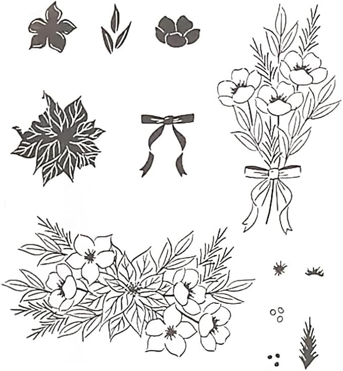 2025-2026 Stamps and Dies for Card Making, Stamps and Dies Set 2025 for - Image 2