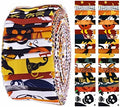 Soimoi 40Pcs Halloween Print Cotton Precut Fabrics for Quilting Craft Strips 2.5x42inches Jelly Roll - Multicolor