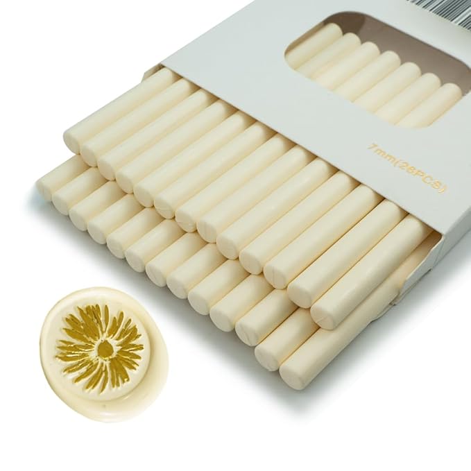 Wax Seal Stick, Ioggtser 26 PCS Mini Glue Gun Wax Seal Stick by Ioggtser