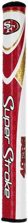 SuperStroke NFL Golf Putter Grip, Mid Slim 2.0, Cross-Traction Control Texture for Max Feel and Comfort