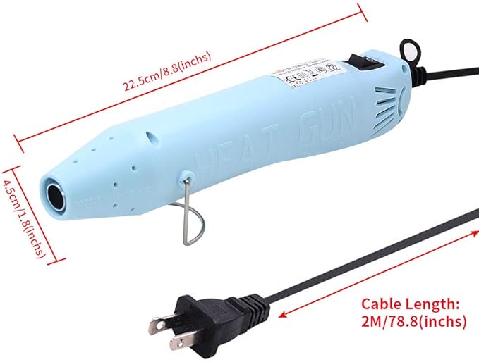 mofa Resin Heat gun, 6.6ft Cable 300W Hot Air Gun - Image 2