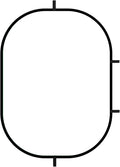 Selens Oval Light Diffuser, 59x78in/150x200cm Collapsible Pop-up Soft Light by Selens