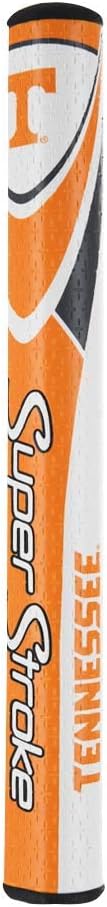 SuperStroke NCAA Golf Putter Grip, Ohio State University (Mid Slim 2.0) | Cross-Traction Surface Texture and Oversized Profile | Even Grip Pressure for a More Consistent Stroke | Non-Slip Grip