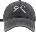 Sumleno Womens Trendy Cute Bow Baseball Cap Y2k Aesthetic Preppy Sun Cap Hiking Travel Trucker Hat Accessories