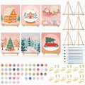 YooNotee 6 Pack Christmas Paint by Numbers Kit