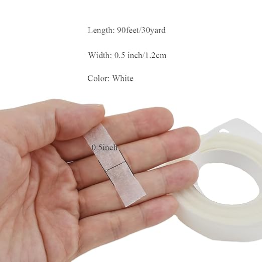 HAHIYO White 3Rolls 0.5Inch Wide Floral Tape - Image 2