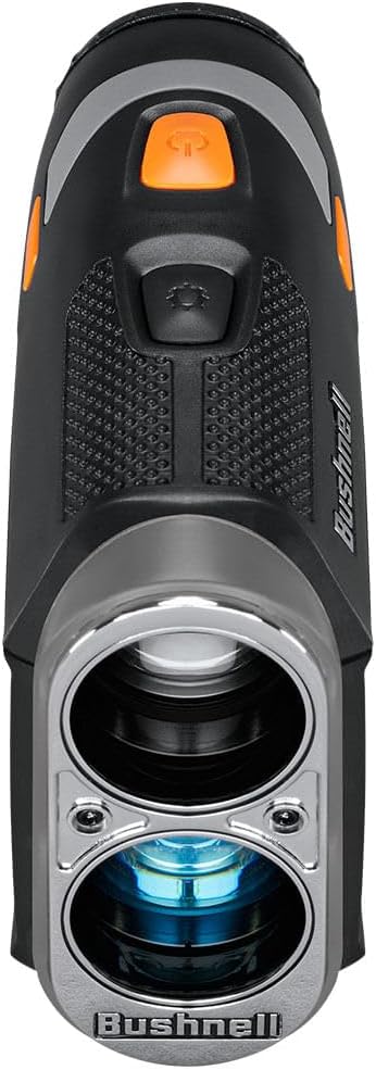 Bushnell Golf Tour V6 Laser Rangefinder Patriot Pack – Visual JOLT, Magnetic Mount, 1300-Yard Range, 6X Magnification, IPX6 Weatherproof, Premium Carry Case