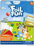 Skillmatics Foil Fun Bluey, DIY Foil Art & Craft Activity, Gift for Kids