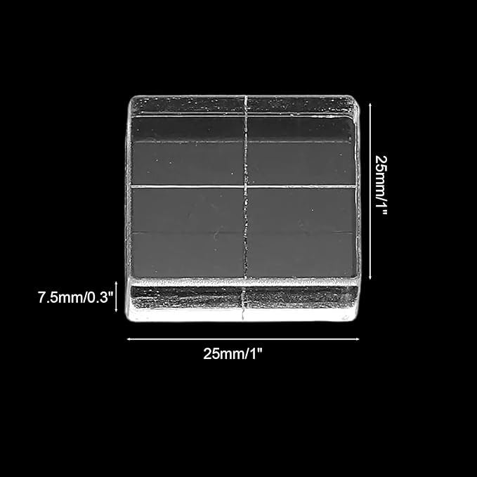PATIKIL 1"x1" Acrylic Stamp Block - Image 2