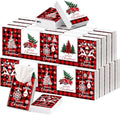 Outus 50 Pack Retro Christmas Travle Size Pocket Tissues Stocking Stuffers