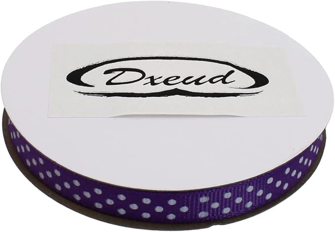 Polka Dot Grosgrain Ribbon 25 Yard Each Roll 100% Polyester - Image 3