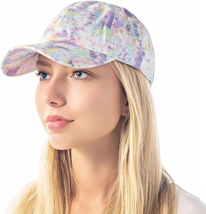 Cotton Baseball Cap Dad Hat – Washed Low Profile Adjustable Hat for Men Women Casual Outdoor Running Golf