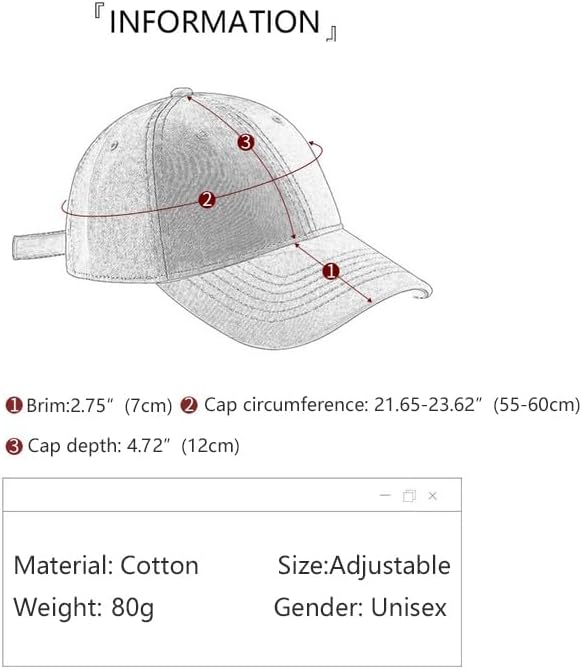 Paris Hat Unisex Baseball Cap Soft Sun Hat Adjustable Trucker Cap