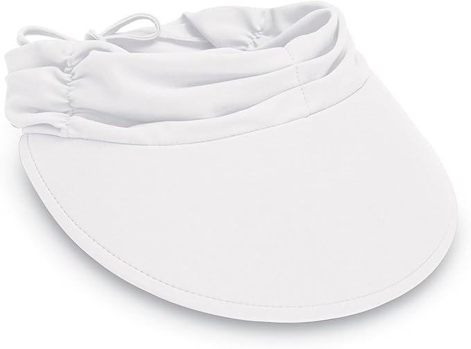 Wallaroo Hat Company Women’s Aqua Sun Visor – UV Sun Protection, Water Friendly, Packable Design, Adjustable, Medium Size