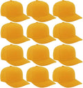 ZH 12 PC 5 Panel Baseball caps, Bulk Baseball caps, Customizable DIY Design, Wholesale Caps, One-Size-Fits-All