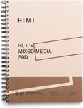 HIMI Mix Media Paper Pad 9X12'' 40 Sheets Mix Paper Pad, Side Wire Bound by HIMI
