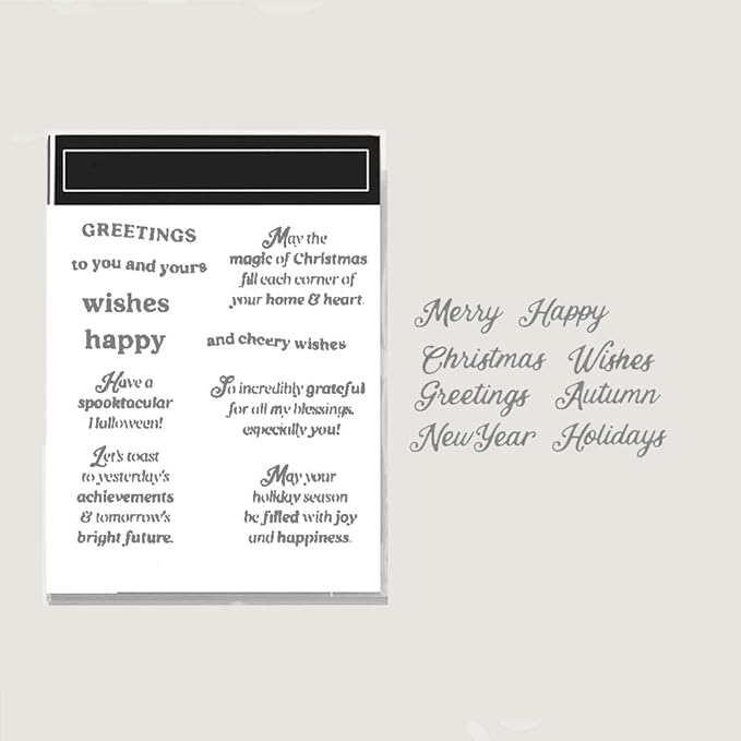 2025-2026 Stamps and Dies for Card Making, Stamps and Dies Set 2025 for by HITKUZ