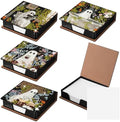 Saillong Halloween 4 Pcs Diamond Painting Note Box Kit Sticky Note Holders