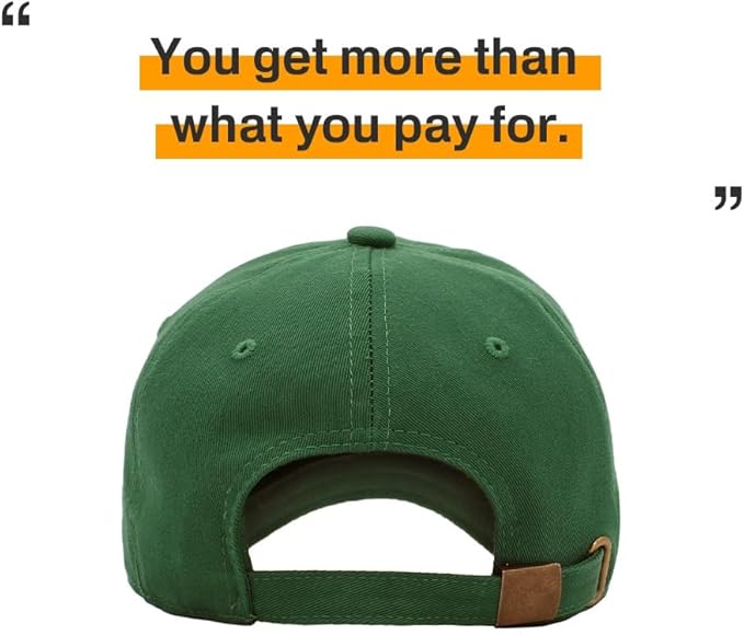 KBETHOS Classic Unisex Cotton Adjustable Low Crown Baseball Cap – Plain Dad Hat