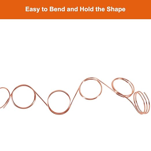 Tenn Well 15 Gauge Aluminum Wire, 164 Feet 1.5mm Bendable Metal Craft Wire - Image 2