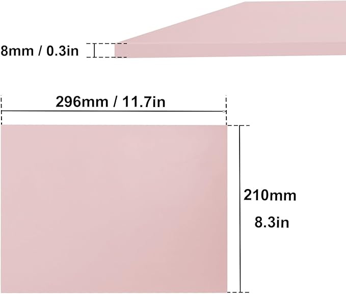 4 Pcs 8.5"x11" Rubber Carving Blocks, A4 Linoleum Blocks, Stamp Carving Blocks - Image 2