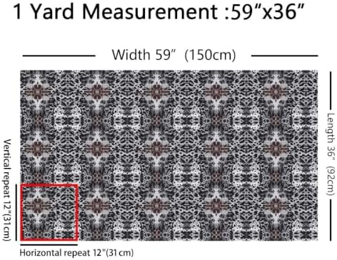 Erosebridal Western Brown Cowhide Upholstery Fabric, 3 Yards