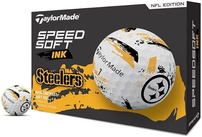 TaylorMade Golf Speed Soft Ink NFL Golf Balls