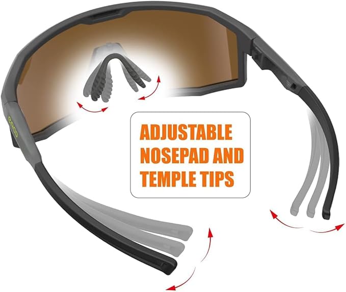 Eazyrun Youth Kids Polarized Sports Sunglasses for Age 8-12 Softball Baseball Cycling Glasses UV Protection for Girl Boy