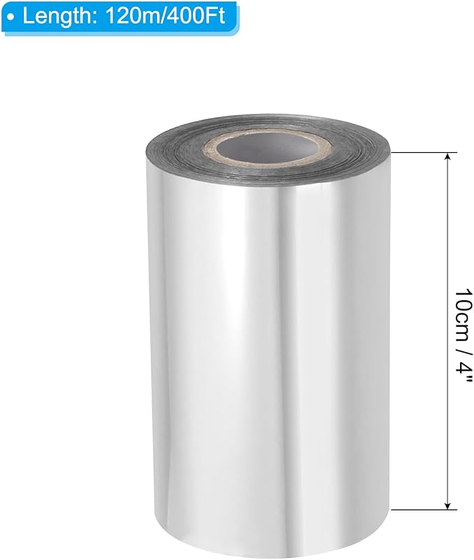PATIKIL 4"x400Ft Hot Stamping Foil Paper, Heat Transfer Hot Stamping Paper Foil - Image 2