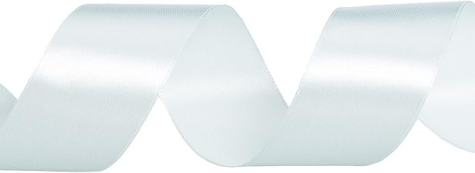 1 1/2 Inch Light Blue Solid Satin Ribbon, 50 Yards Craft Fabric Ribbon - Image 3