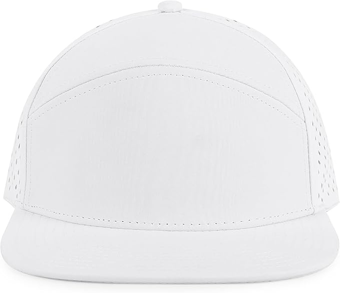 Quick Dry Baseball Cap Flat Brim Snapback Hat Sun and Rain Protection Golf Hat for Men Women