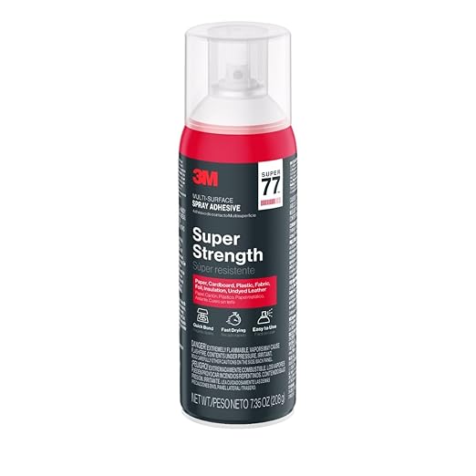 3M Super 77 Multipurpose Spray Adhesive, 7.35 oz Cans, Metal & More - Image 3